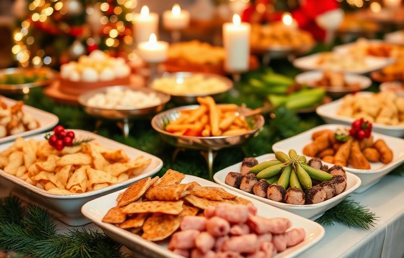 Christmas party food